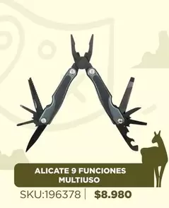 Alicate 9 Funciones Multiuso