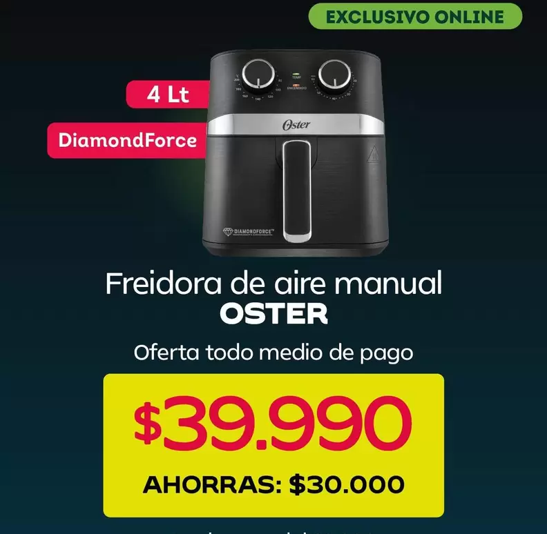 Oster - Freidora De Aire Manual