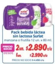 Surlat - Pack Bebida Láctea Sin Lactosa