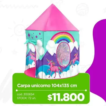 Carpa Unicorno 104x135 Cm
