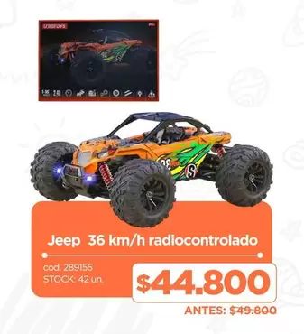 Jeep - 36 Km/h Radiocontrolado