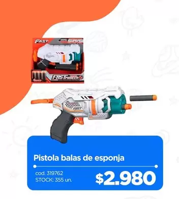 Pistola Balas De Esponja