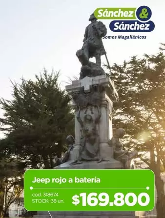 Jeep - Rojo A Bateria