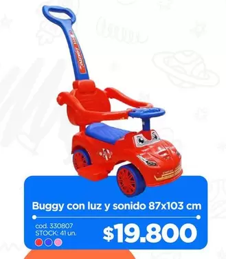 Buggy Con Luz Y Sonido