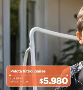Pelota Futbol Paises