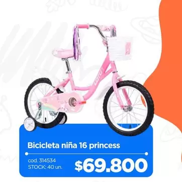 Lee - Bicicleta Niña 16 Princess