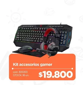 Kit Accesorios Gamer