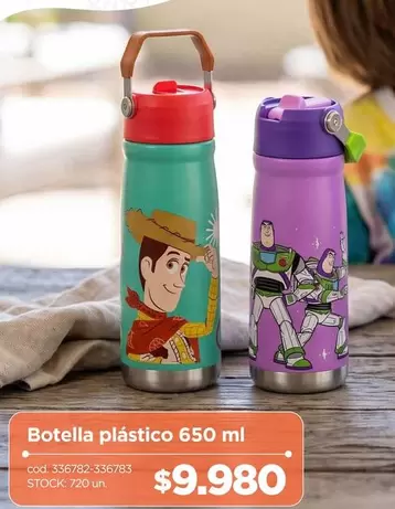 Botella Plástico 650 Ml