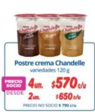 Chandelle - Postre Crema