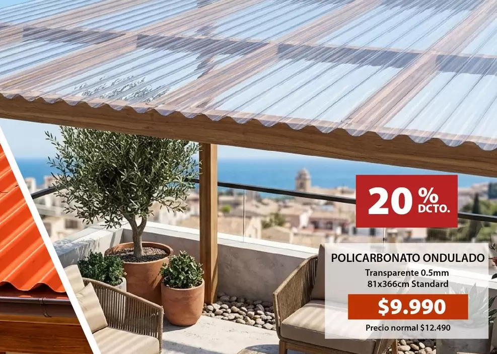 Policarbonato Ondulado
