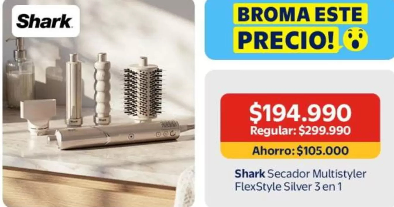 Secador Multistyler FlexStyle Silver 3en 1