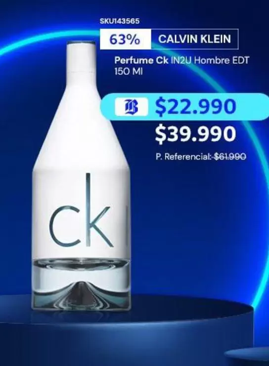 Calvin Klein - Perfume Ck Inju Hornbre Edt
