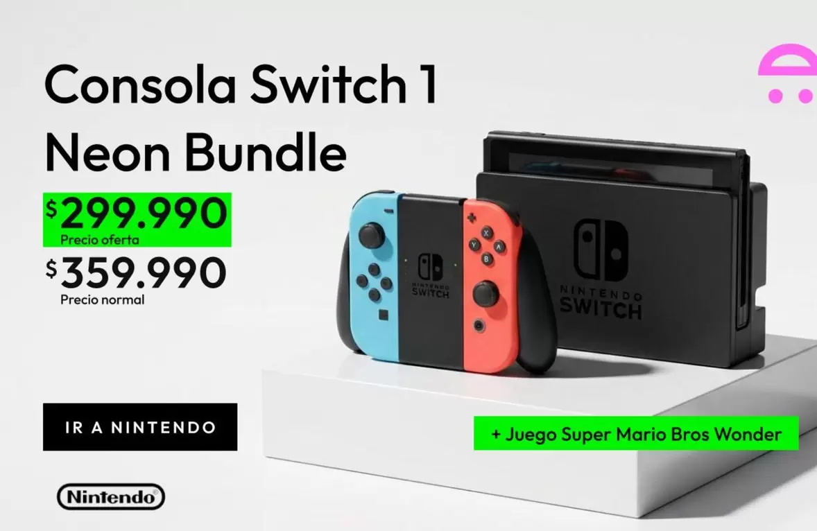 consola switch 1 neon munde