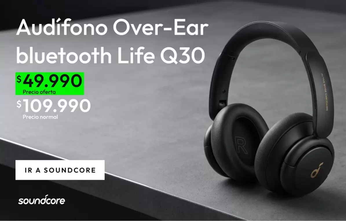 Audifono Over-Ear Bluetooth Life Q30