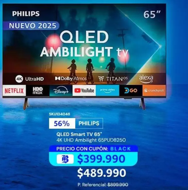 Philips - Qled Smart Tv 65"