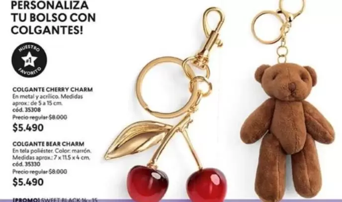 Metal - Colgantes Chesty Charm