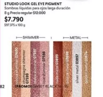 Metal - Studio Look Gel Eye Pigment