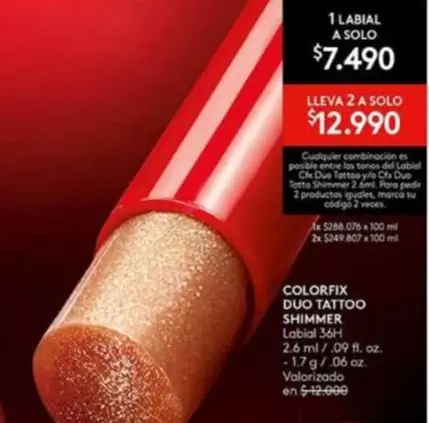 Duo - Colorfix Tattoo Shimmer