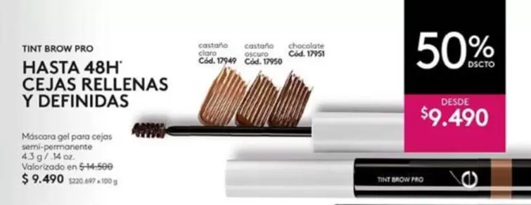 Castaño - Cejas Rellenas Y Definidas