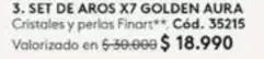 Golden - Set De Aros X7