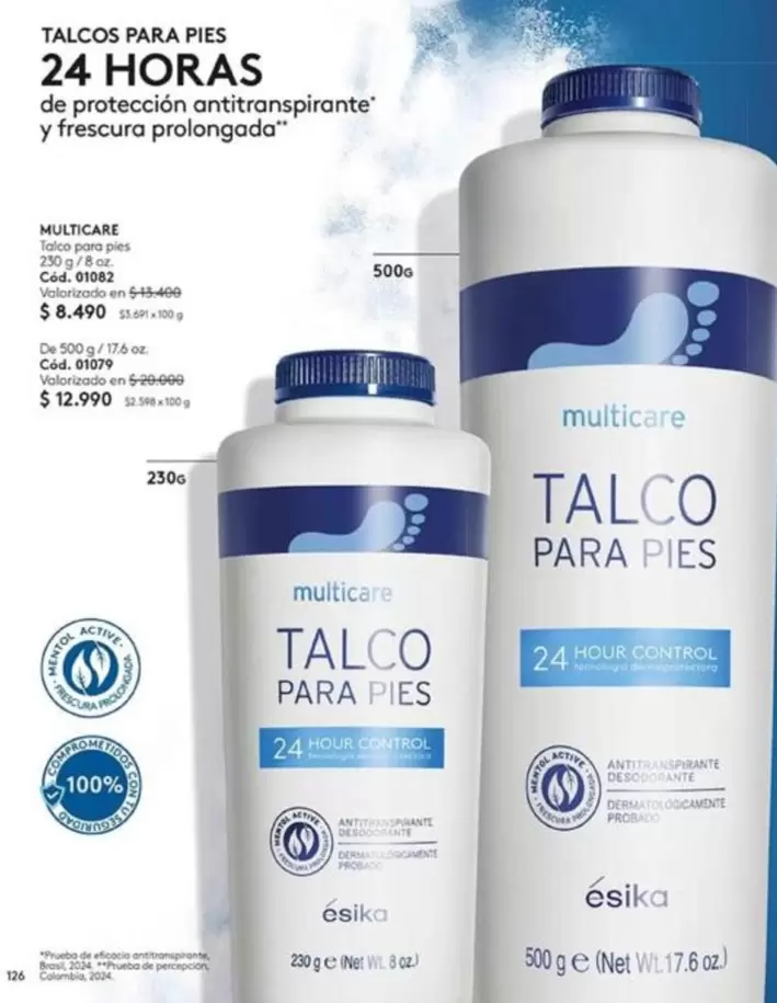 Multicare - Talco Para Pies