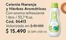 Arom - Colonia Naranja Y Hierbas aticas