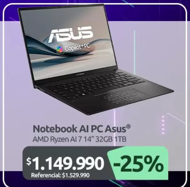 Asus - Notebook AI Pc