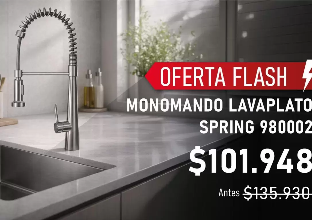 Flash - Monomando Lavaplato Spring