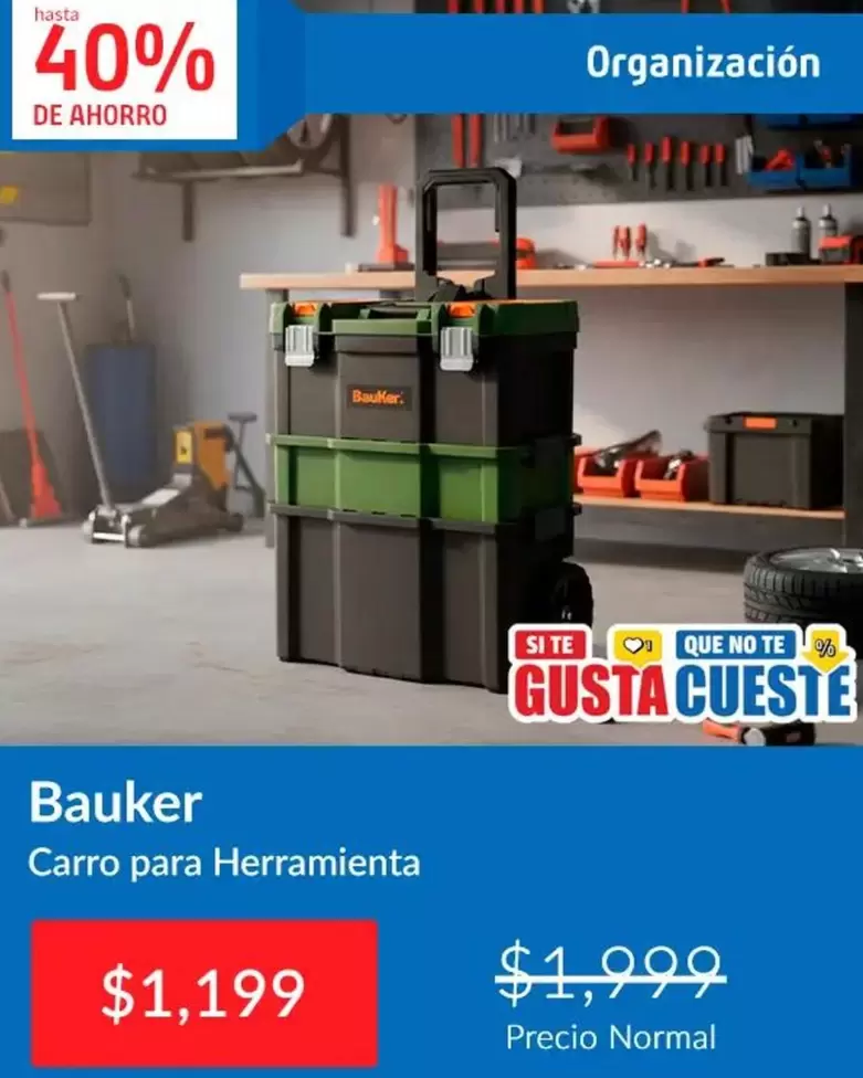 Bauker - Carro Para Herramienta