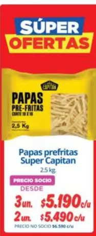 Papas Prefritas Super Capitan