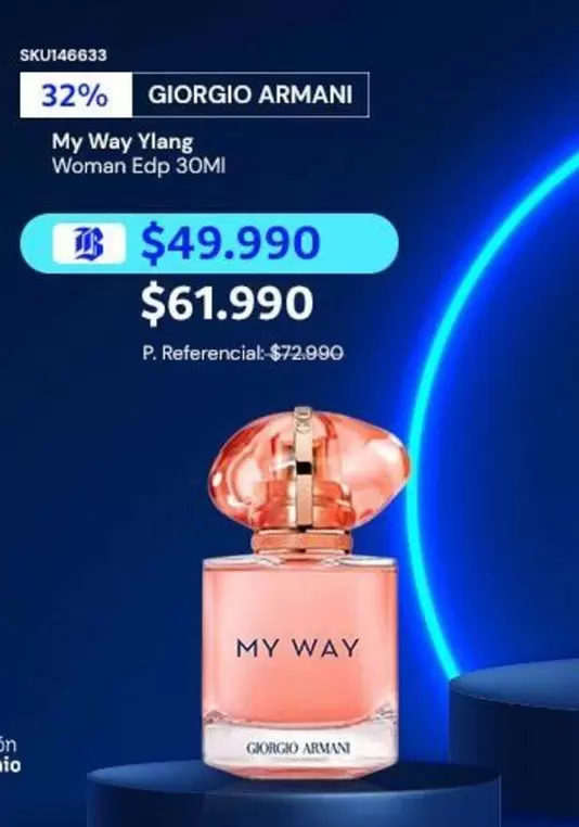 Giorgio Armani - My Way Ylang Woman Edp 30ml