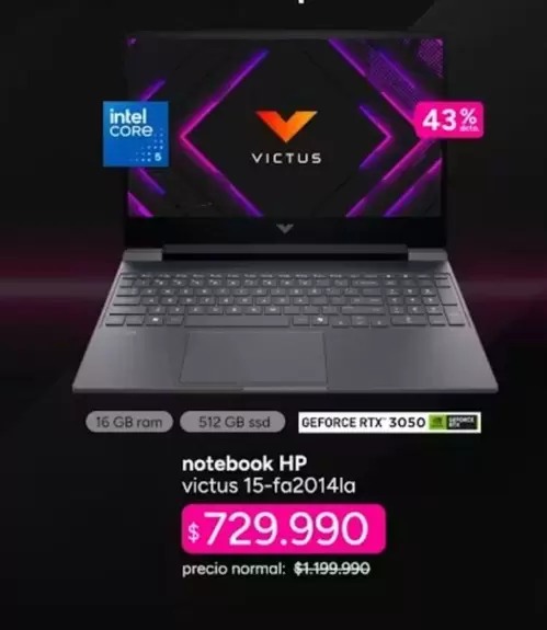 HP - notebook 15-fa2014la