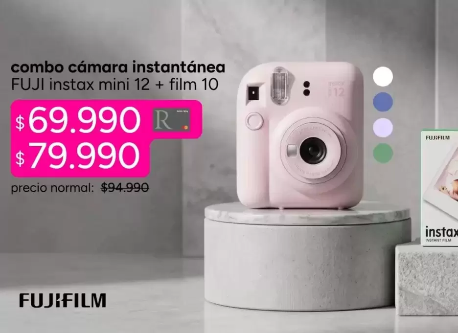 Fujifilm - Combo Cámara Instantánea