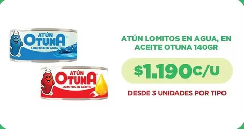Atún Lomitos En Agua, En Aceite 140 Gr