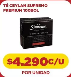 Ceylán - Té Premium 100 Bol