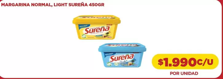 Sureña - Margarina Normal, Light