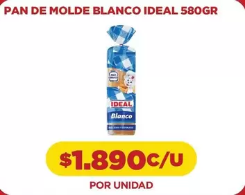 Ideal - Pan De Molde Blanco