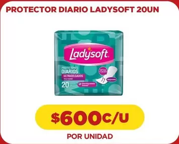 Ladysoft - Protector Diario  20un