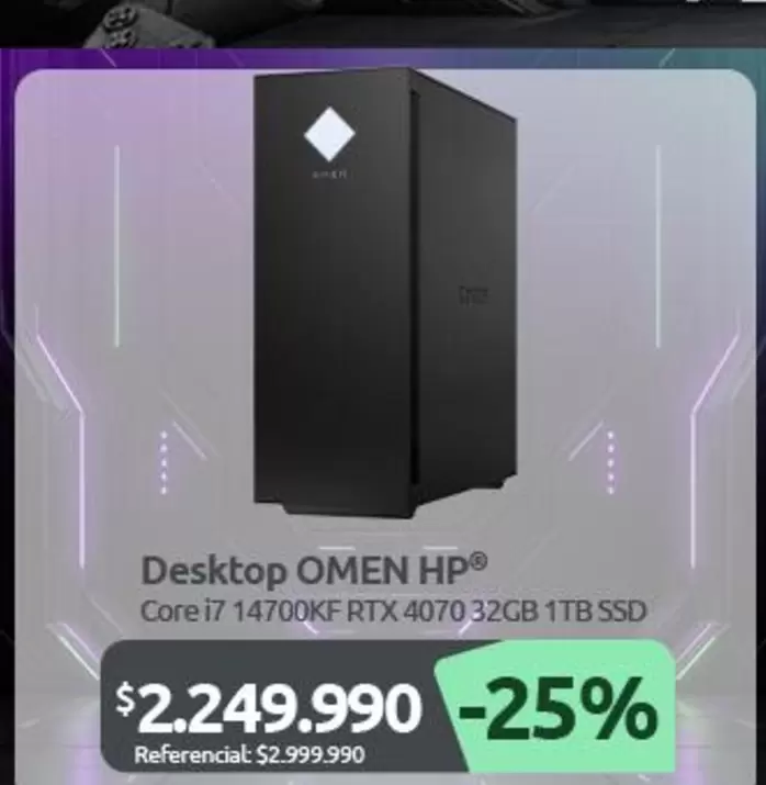 Desktop Core I7 14700kf Rtx 4070 32gb 1tb Ssd