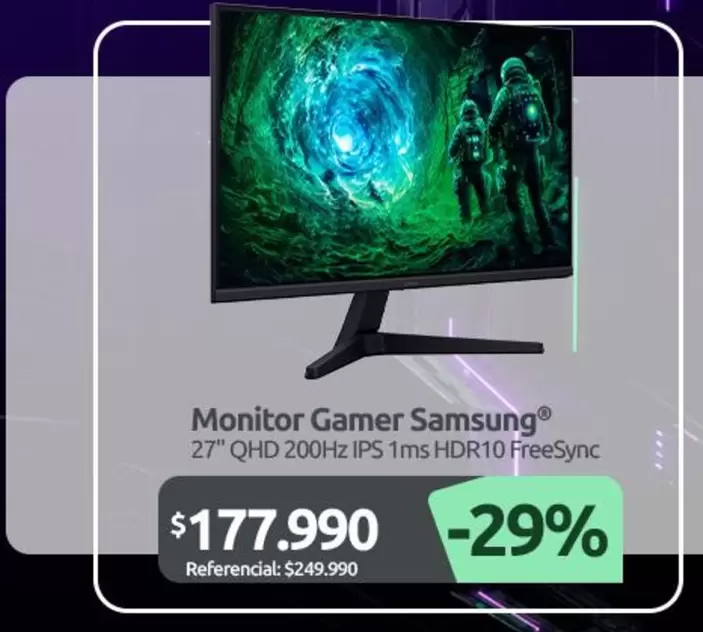 Samsung - Monitor Gamer Ips Hdr10 Freesync