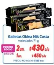 Nik - Galletas Oblea Costa