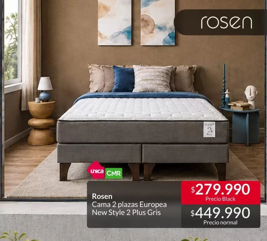 Rosen - Casa 2 Plazas Europea New Style 2 Plus Gris