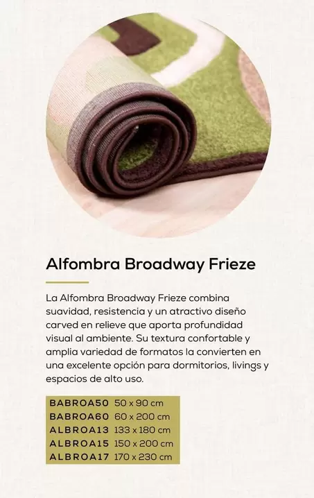 Alfombra Broadway Frieze