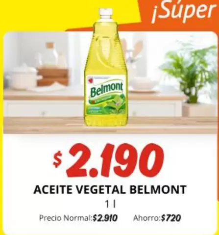 Belmont - Aceite Vegetal