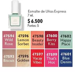 Golden - Esmalte De Unas Express 7 Ml
