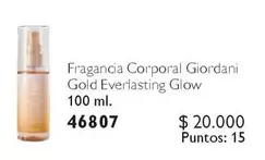 Giordani - Fragancia Corporal Gold Everlasting Glow