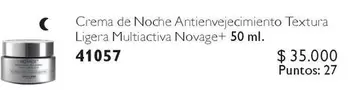Novage - Crema De Noche Antienvejecimiento Textura Ligera Multiactiva +