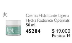 Optimals - Crema Hidratante Ligera Hydra Radiance