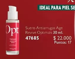 Ideal - Suero Antiarrugas Age Revive Optimals