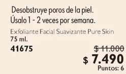 Desobstruye poros de la piel